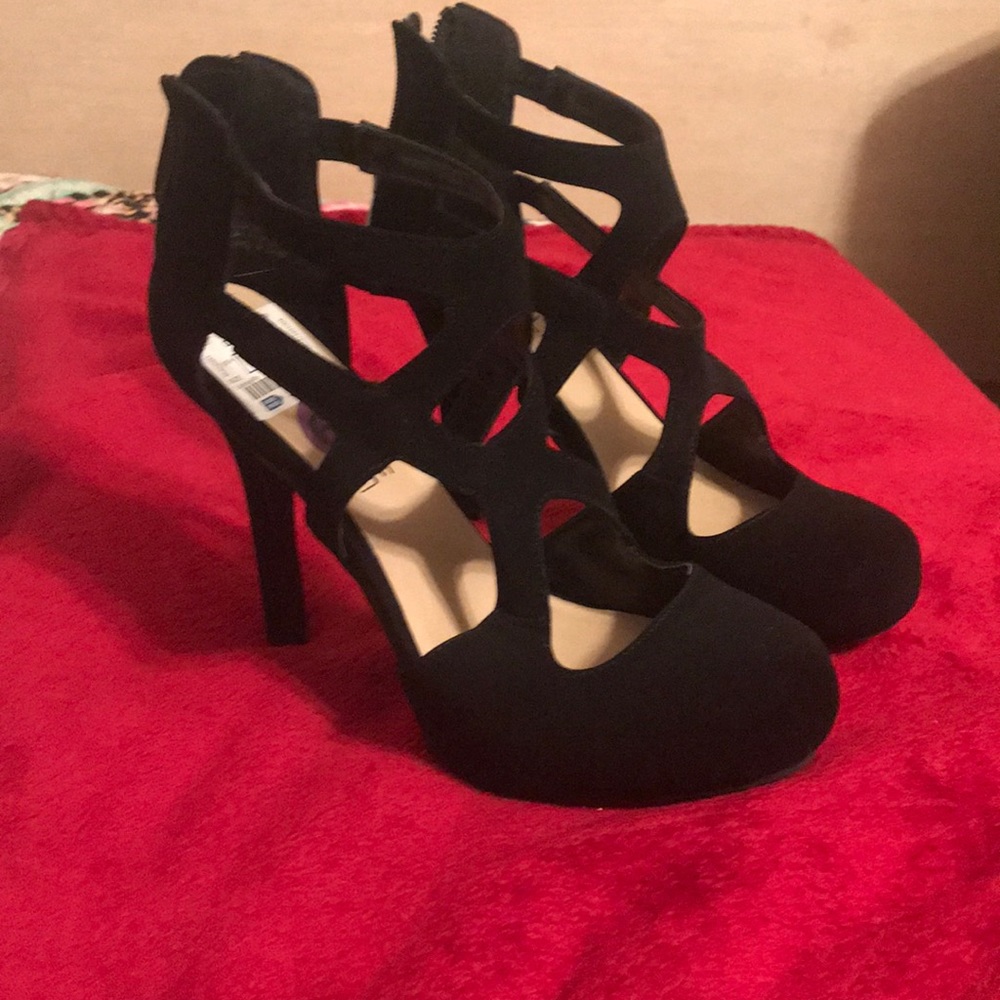 Black heels